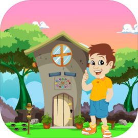 Cute Boy Escape From Green Garden House Game-309
