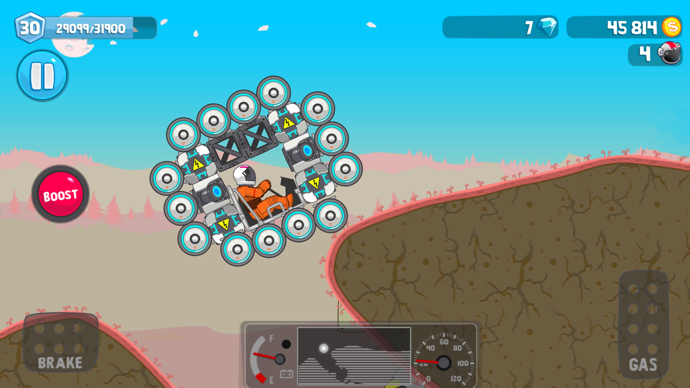 Screenshot of Rovercraft:Race Your Space Car