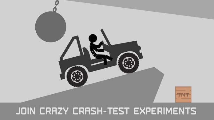 Stickman Turbo Car Crash Test Game Screenshot