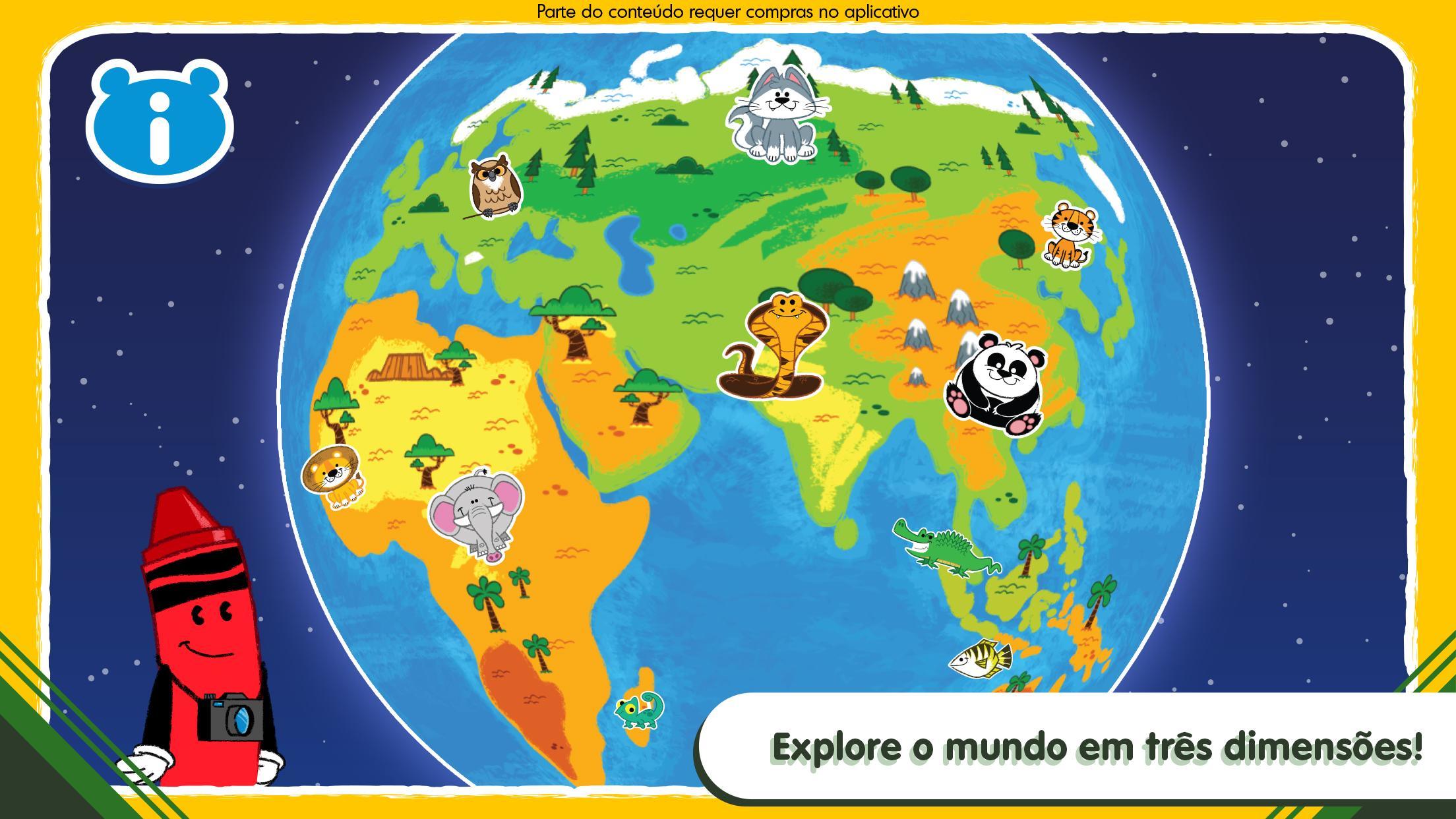 Captura de Tela do Jogo Criaturas Coloridas Crayola