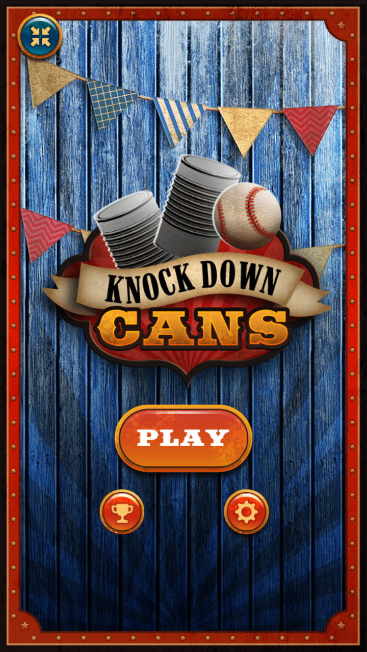 Premium Knock Down Cans Game Screenshot