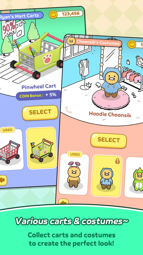 Friends Mart Rush screenshot game