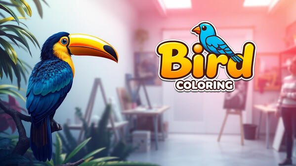 Screenshot of the video of Bird Coloring