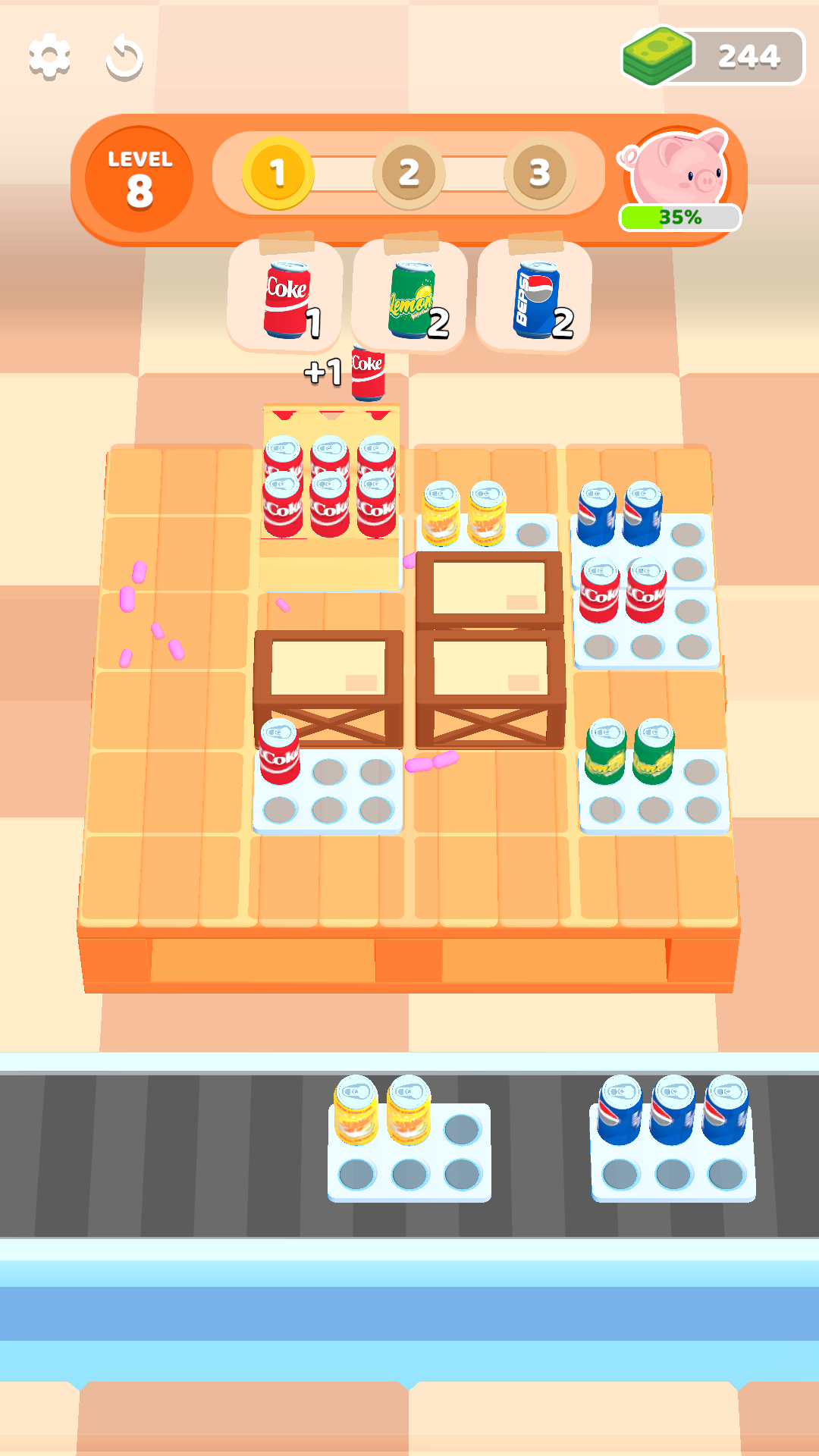 Soda Pack Game Screenshot