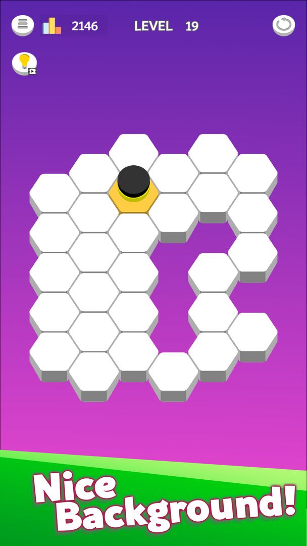 Hex-A-Maze screenshot game