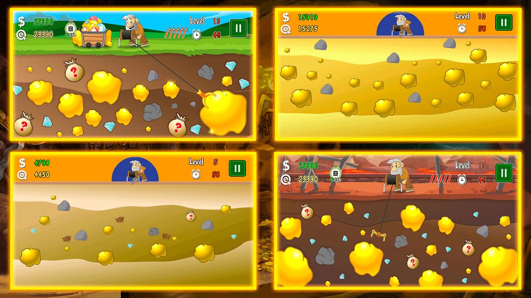 Gold Miner Classic Lite ภาพหน้าจอเกม