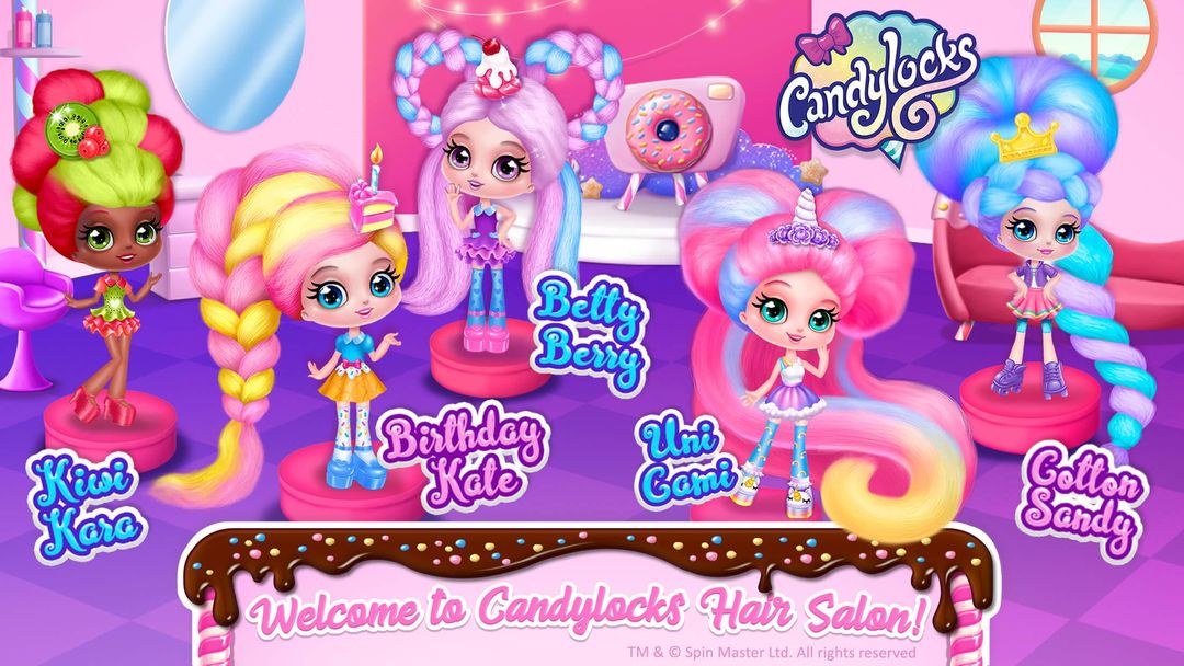 Candylocks Hair Salon 게임 스크린 샷