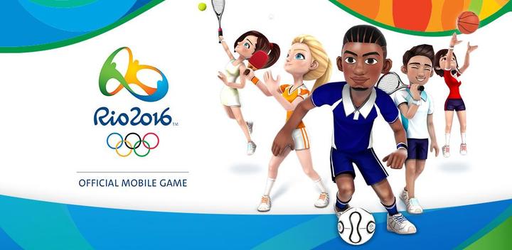 Banner of Rio 2016 Olympic Games. 