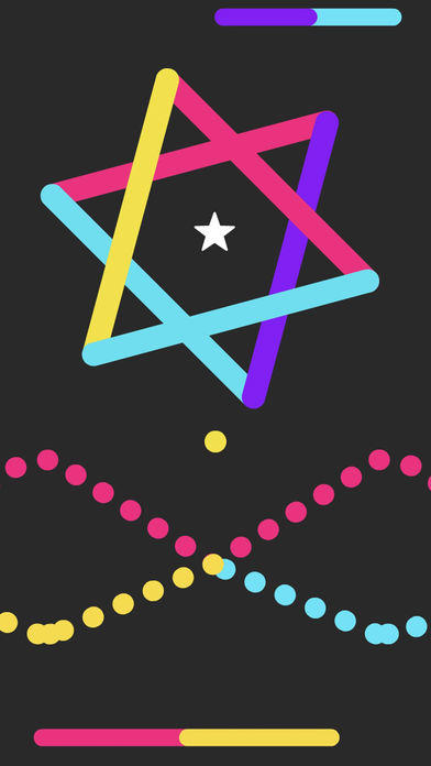 Colour Rings One Line In Blast Game Screenshot
