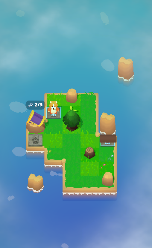 Screenshot of Push the Wood: Pet Island