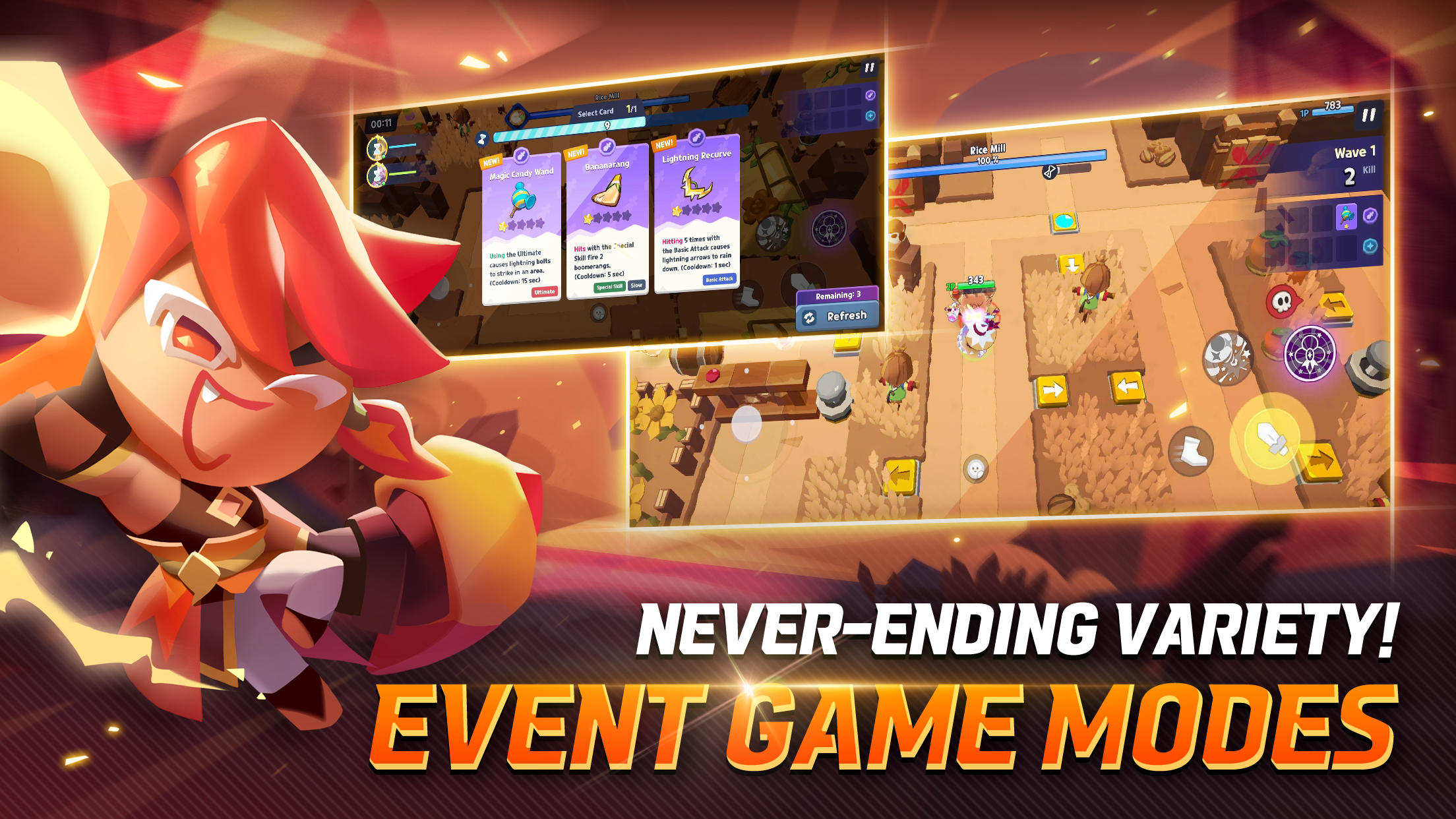 CookieRun: Tower of Adventures Game Screenshot