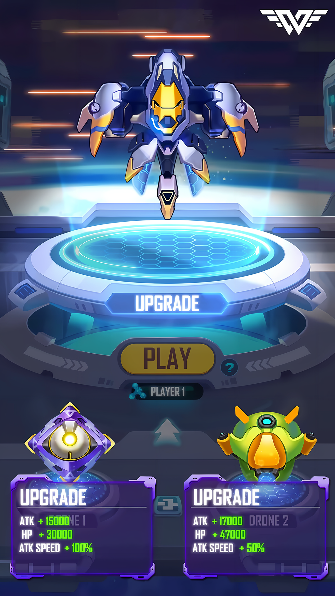 WindWings: Space Shooter Game Screenshot