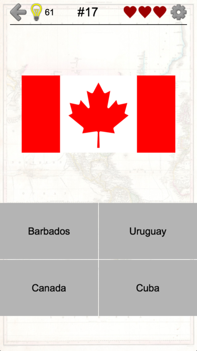Screenshot 5 of American Countries and Caribbean: Flags, Maps Quiz 