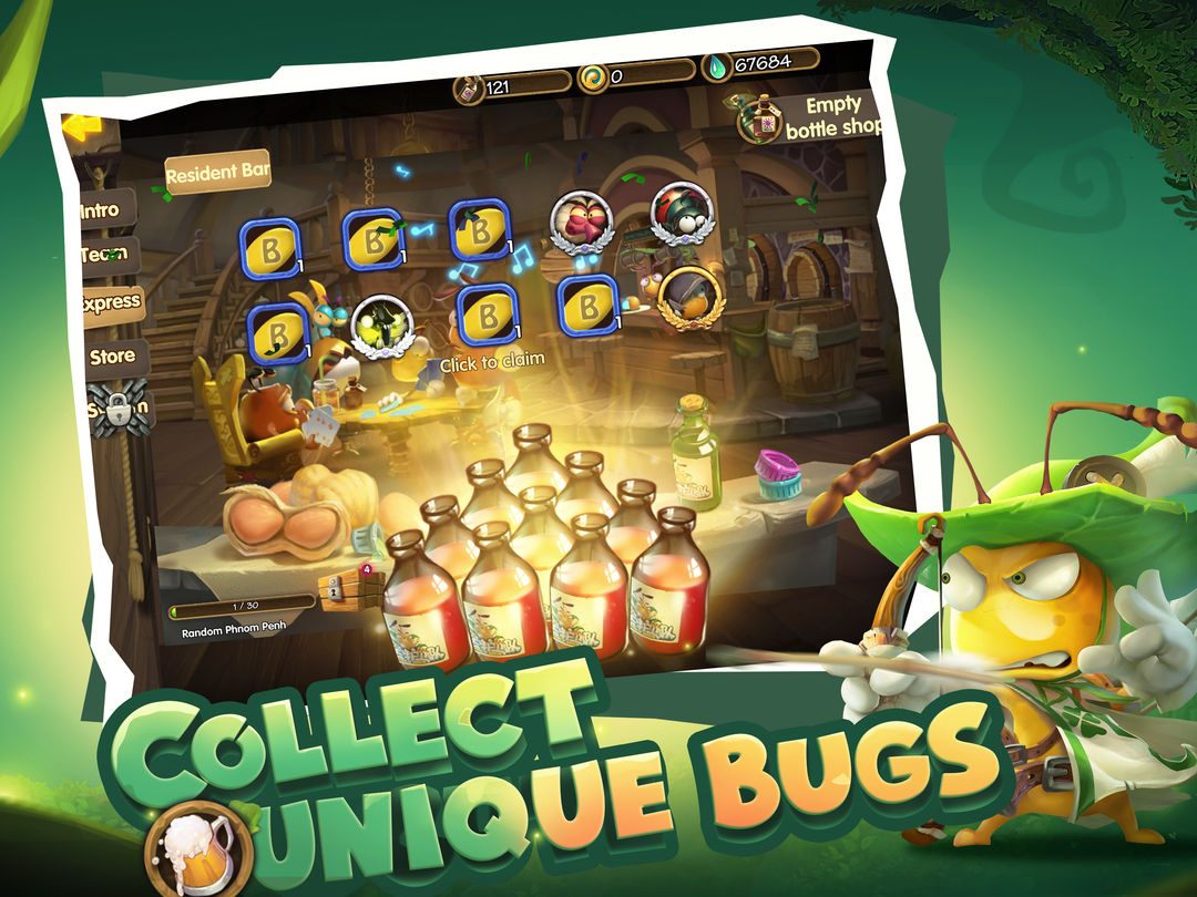 Screenshot of Tales of Bugs-Slingshot Action Role-playing Game
