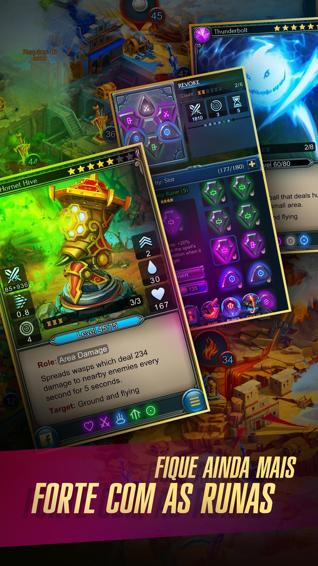 Captura de Tela do Jogo Defenders 2: Tower Defense