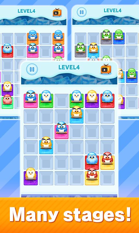 Kitchen Penguin Connect line Puzzle screenshot game
