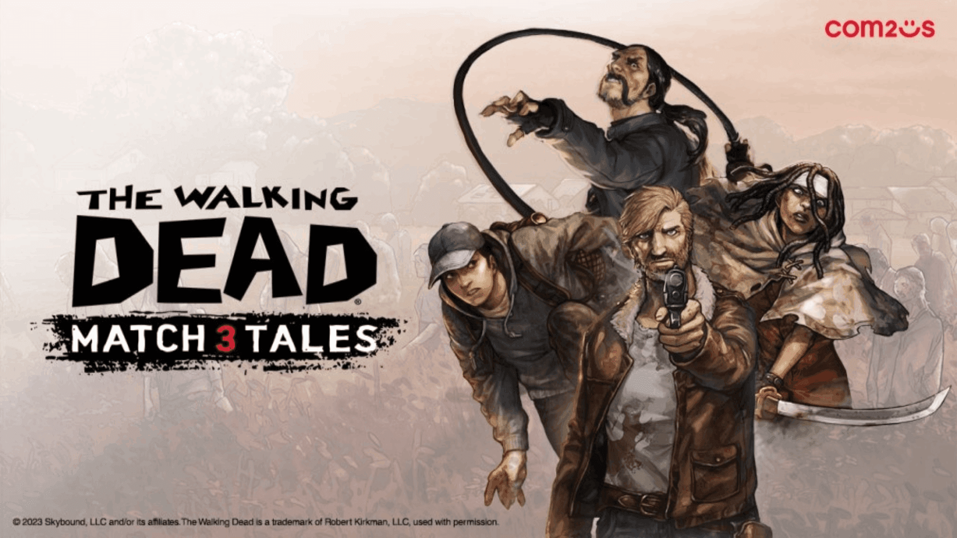 Banner of The Walking Dead Match 3 Tales 