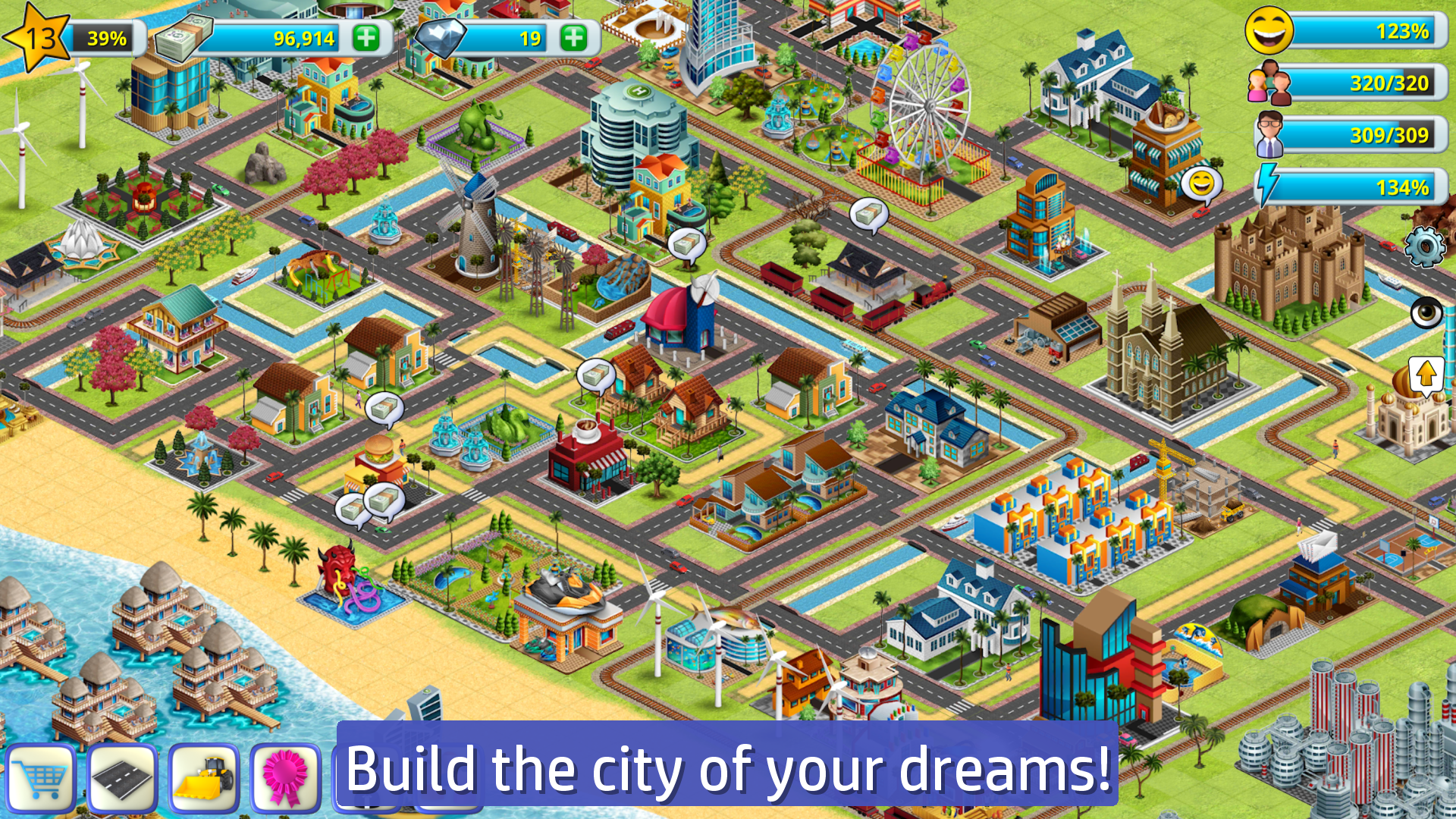 Build a Village - City Town Game Screenshot