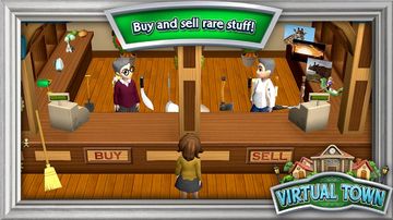 Cuplikan Layar Game Virtual Town