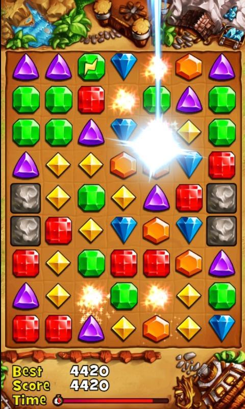 Cuplikan Layar Game 寶石世界
