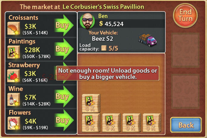 Trade Mania for iPhone Game Screenshot