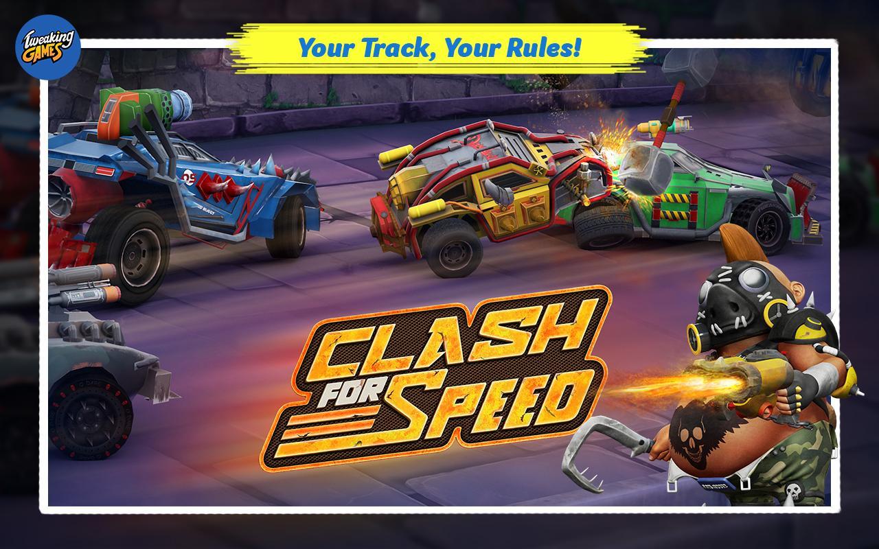 Screenshot 1 of Clash for Speed ​​– экстремальные боевые гонки 1.8