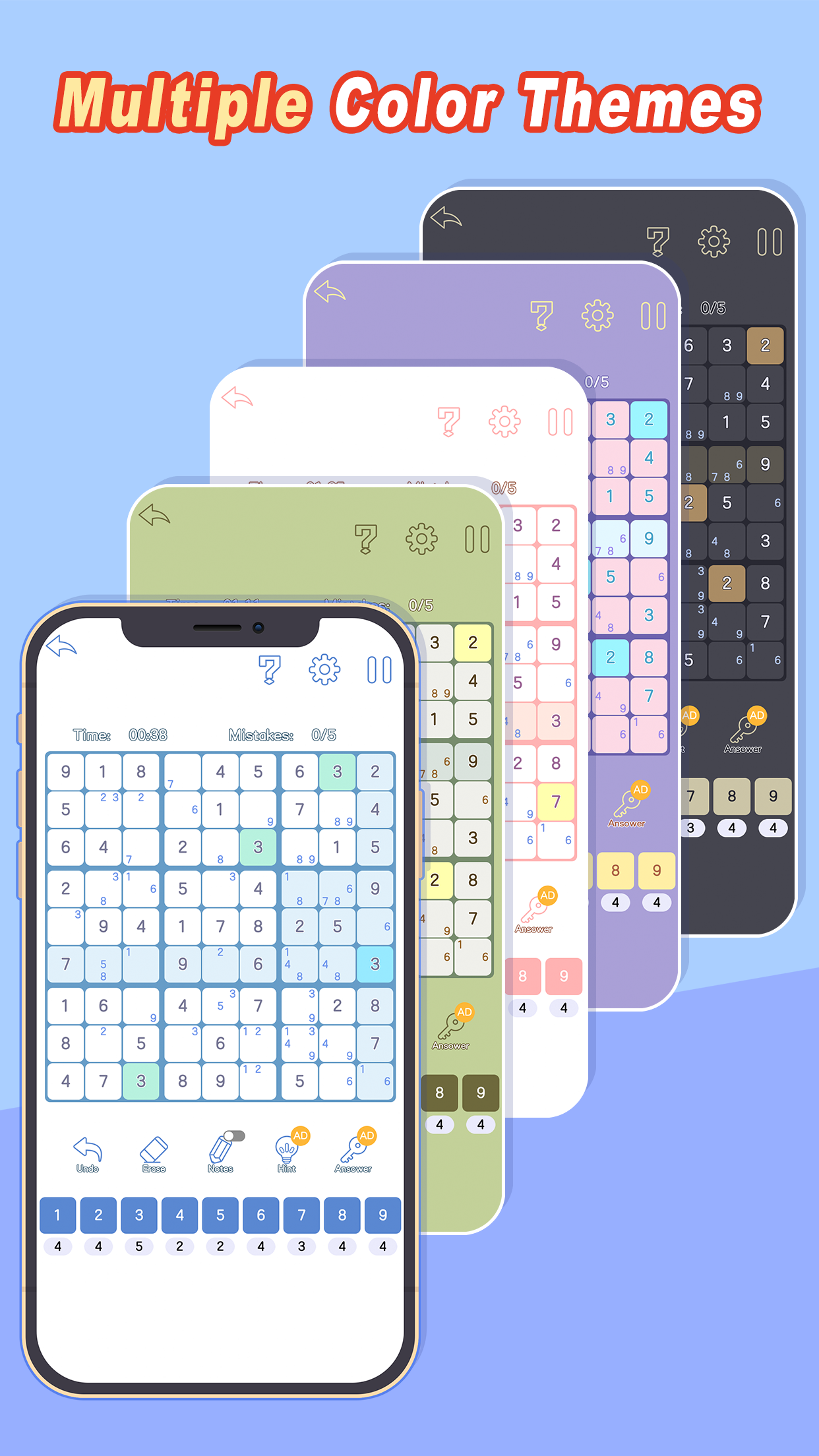 Sudoku Gold 게임 스크린 샷