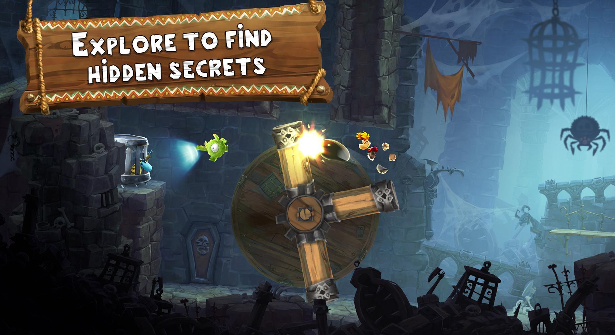 Cuplikan Layar Game Rayman Adventures