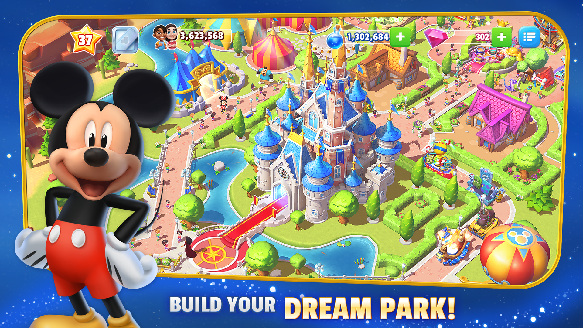Cuplikan Layar Game Disney Magic Kingdoms