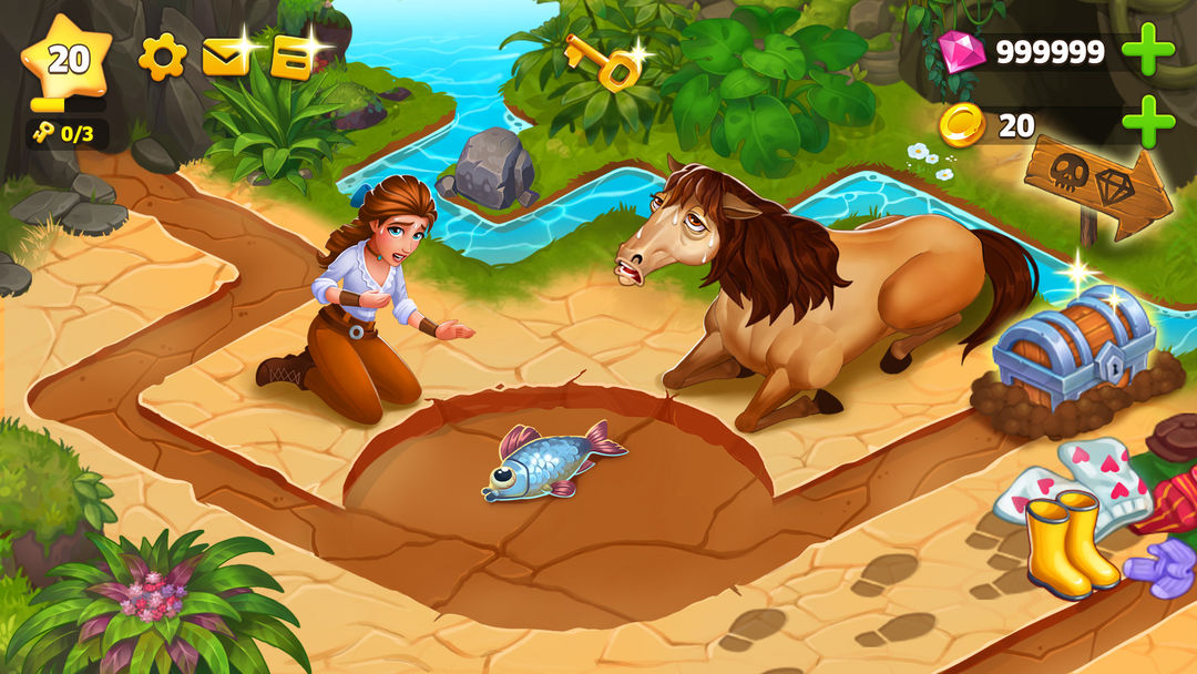 Island Hoppers: Jungle Farm ภาพหน้าจอเกม