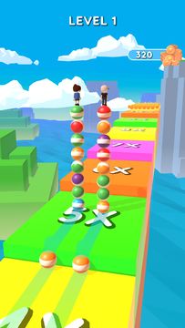 Couple Stack Rider Game Screenshot