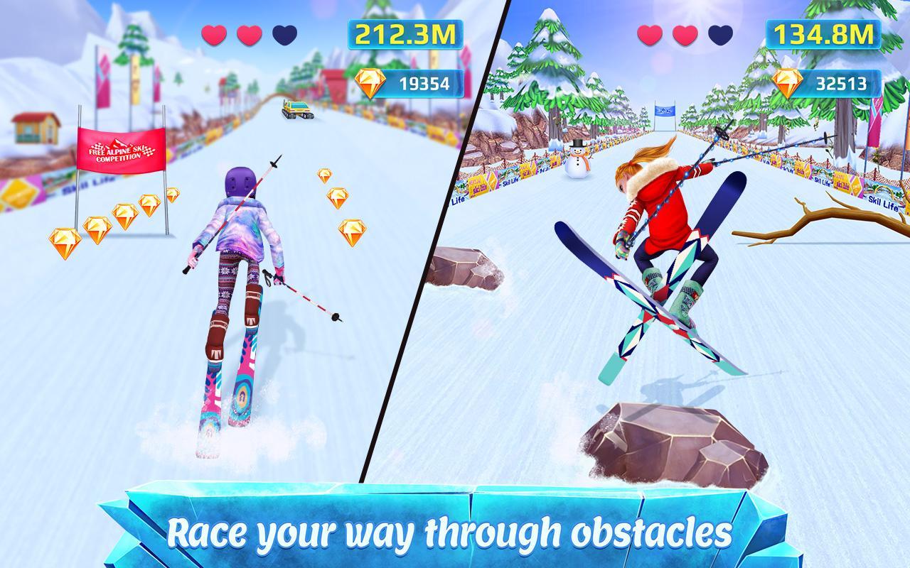 Screenshot 1 of 滑雪女孩巨星 1.2.3