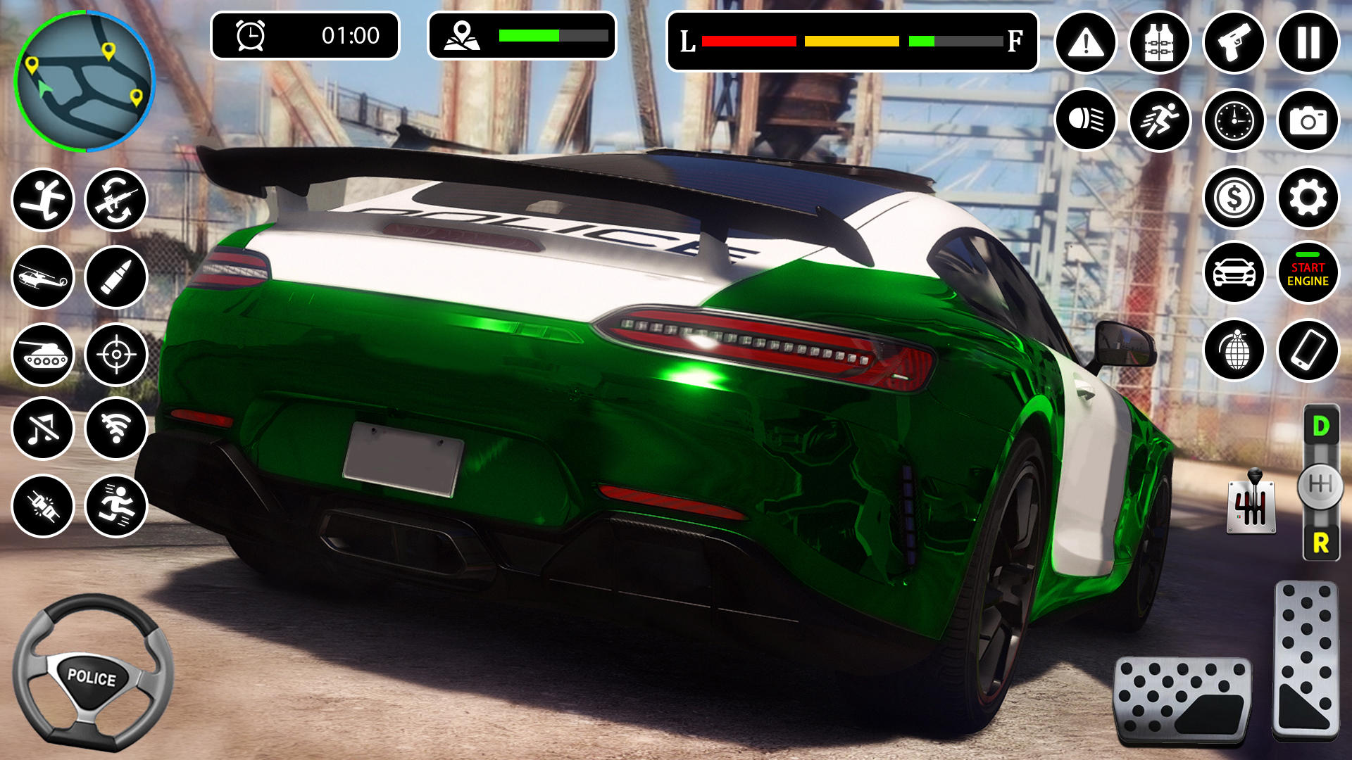 Police Car Chase: Cop Car Game Game Screenshot