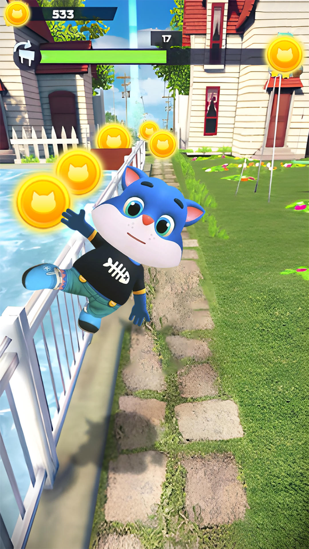 My Cat Runner - 달리기 게임 게임 스크린샷