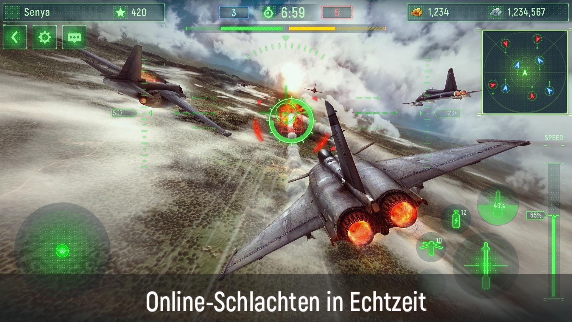 Screenshot 1 of Wings of War: Krieg Flugzeug 3.31.4