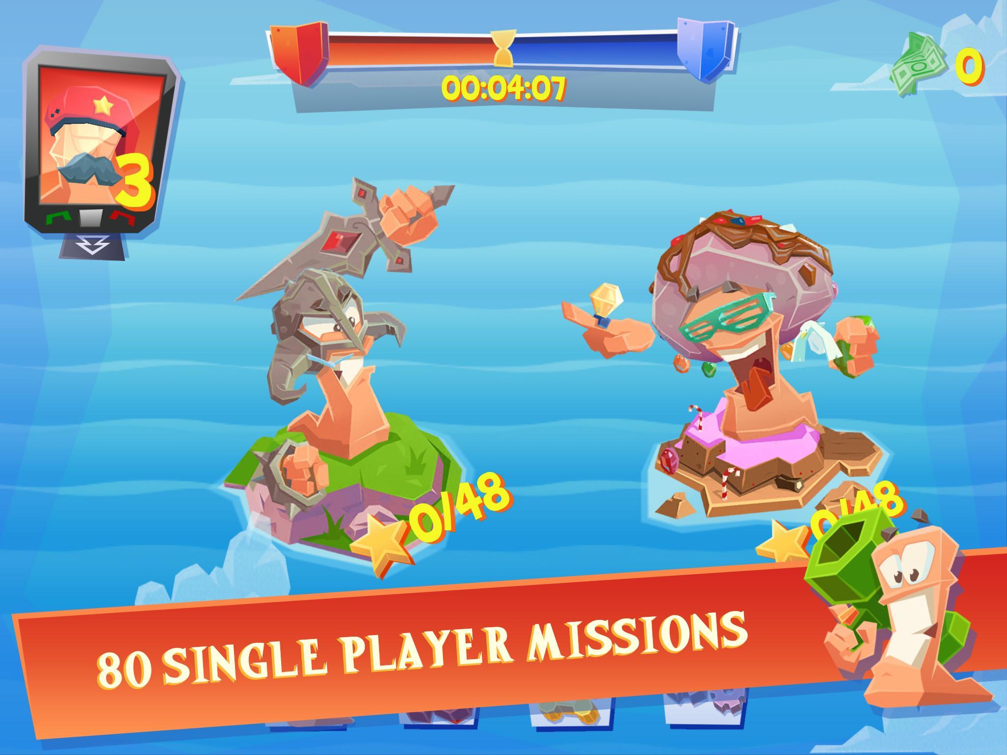 Worms 4 Game Screenshot