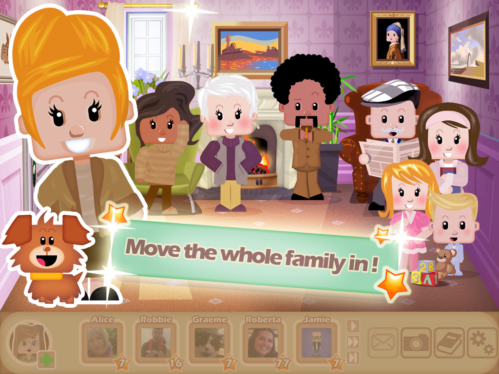 Family House screenshot game