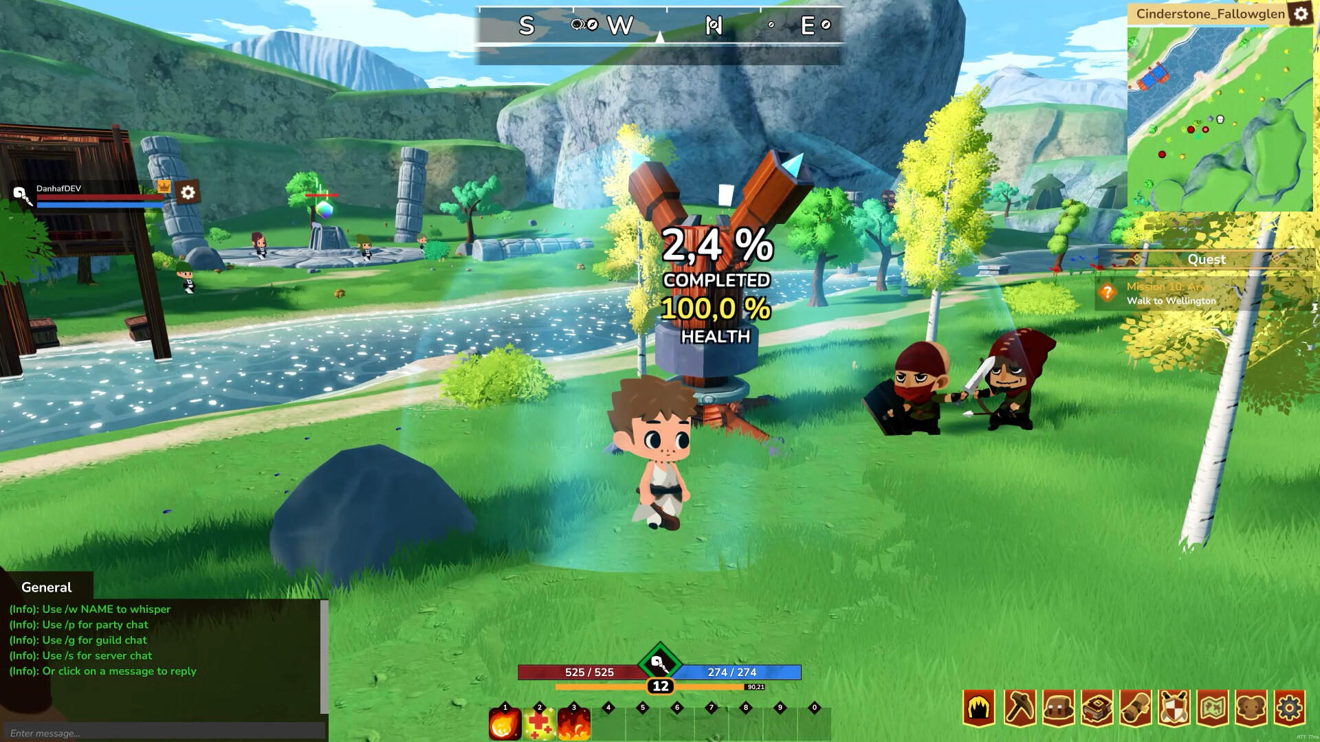 Cinderstone Online 게임 스크린샷