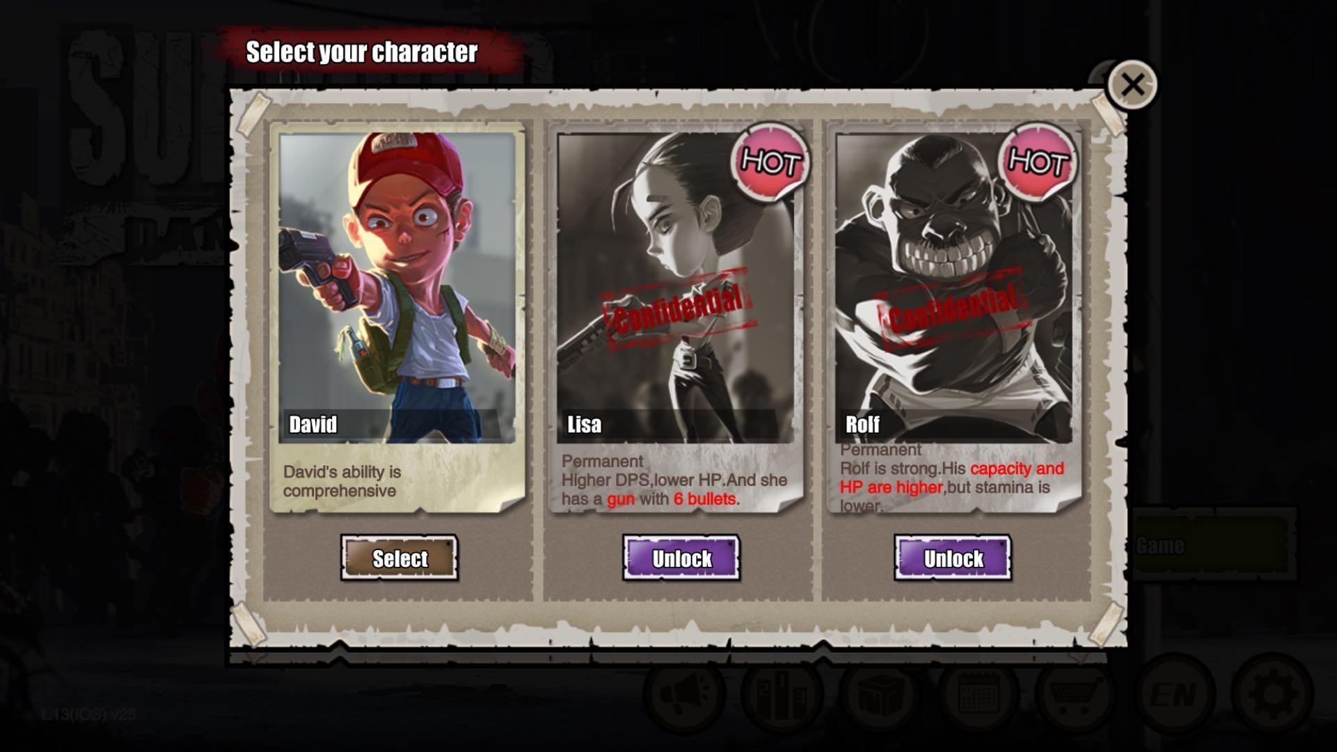 Survivor - DangerZone Game Screenshot