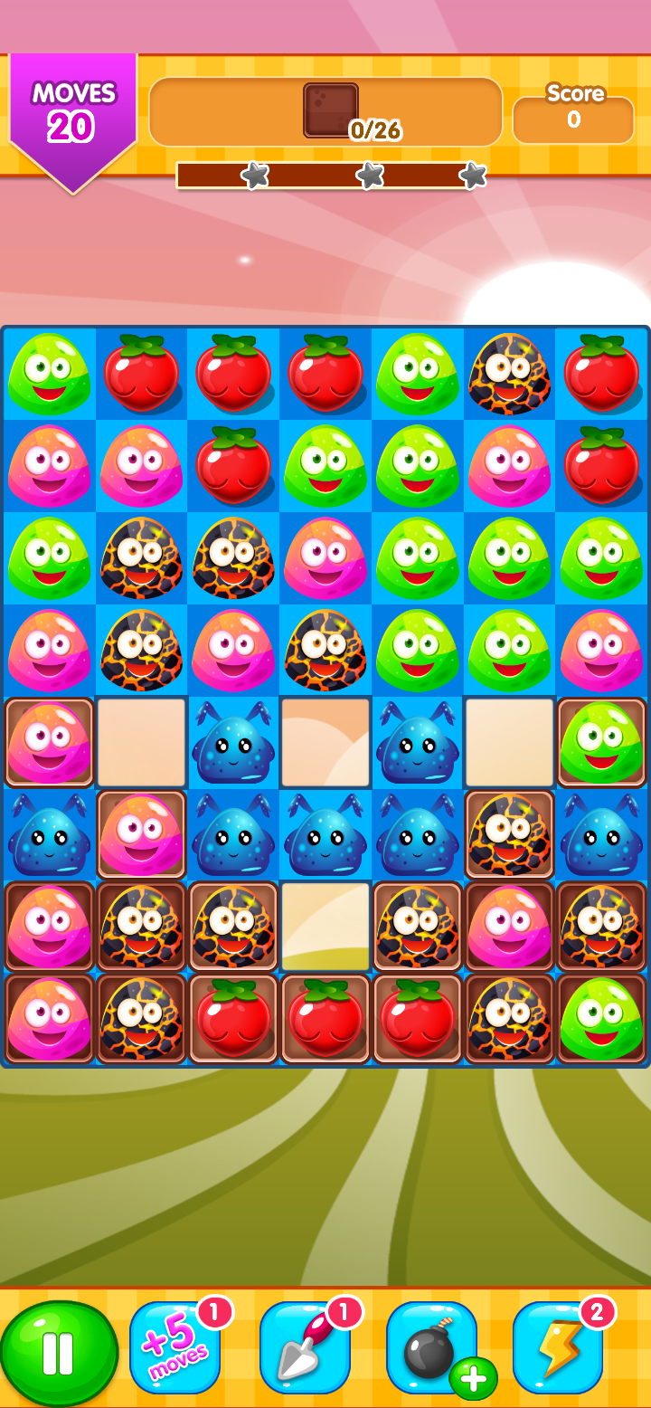 Jelly Blast: Fun Match 3 Game Game Screenshot