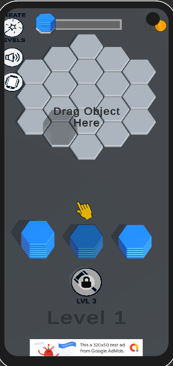 Hexa Sort Color Game Screenshot