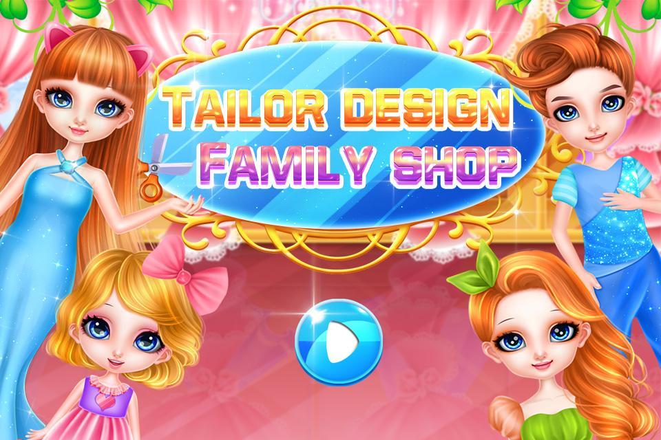 Tailor Design Family Shop Game Screenshot