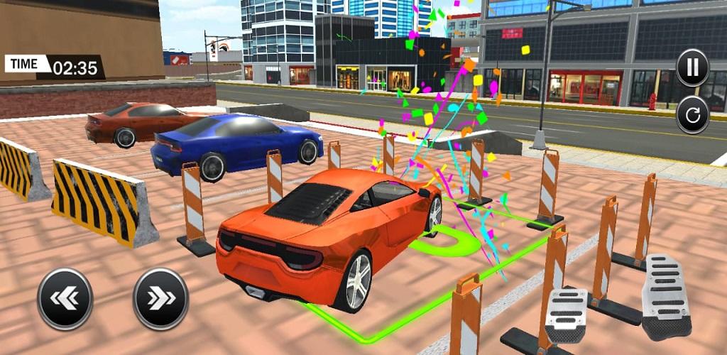 Turbo Super Car Parking Games Game Screenshot