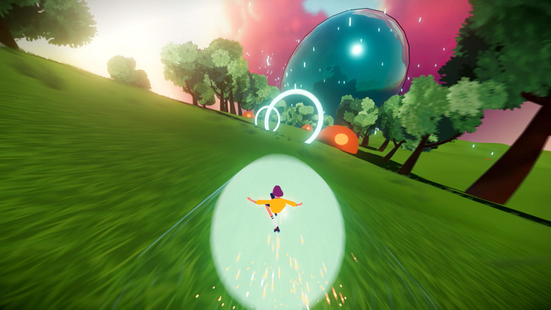 Infinity Girl Game Screenshot