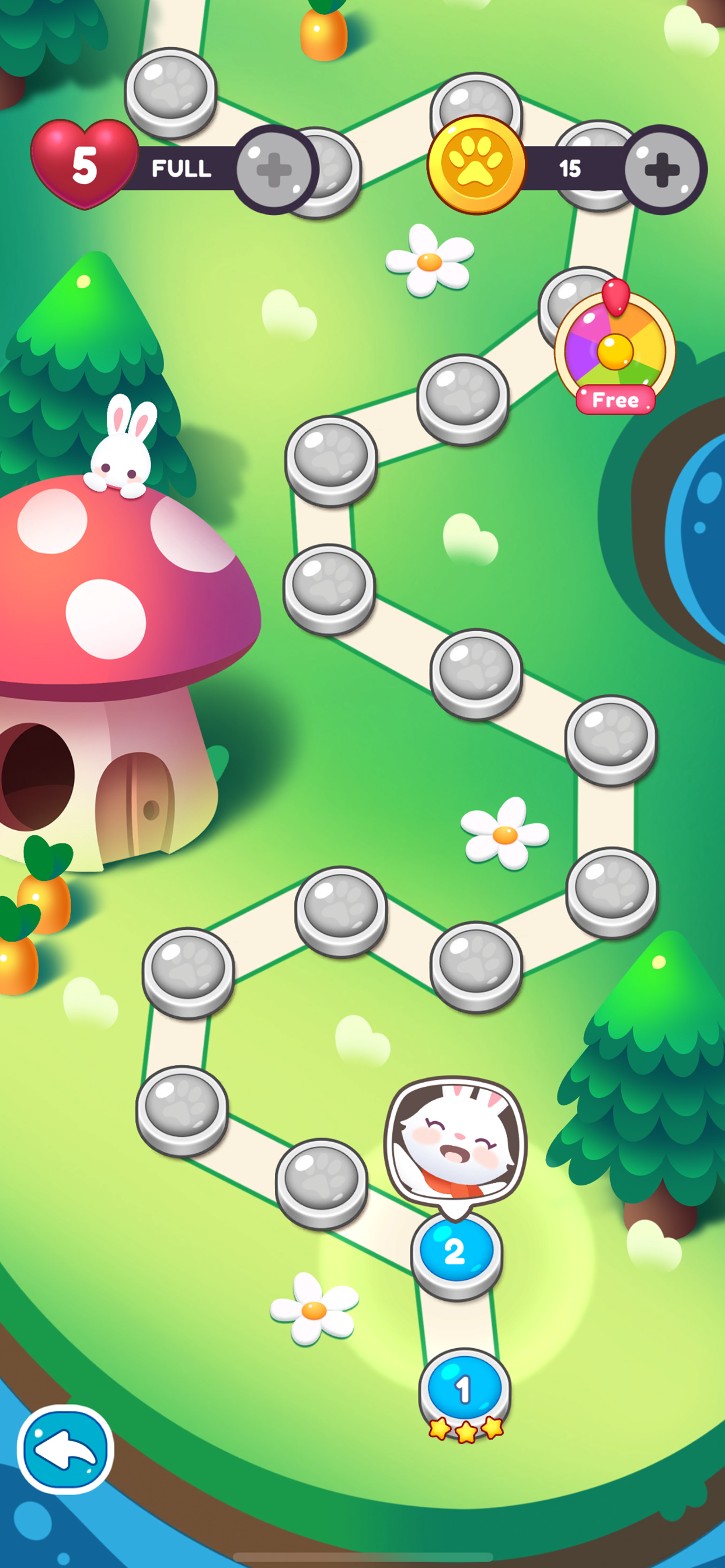 Bubble Bunny - Bubbles Shooter Game Screenshot