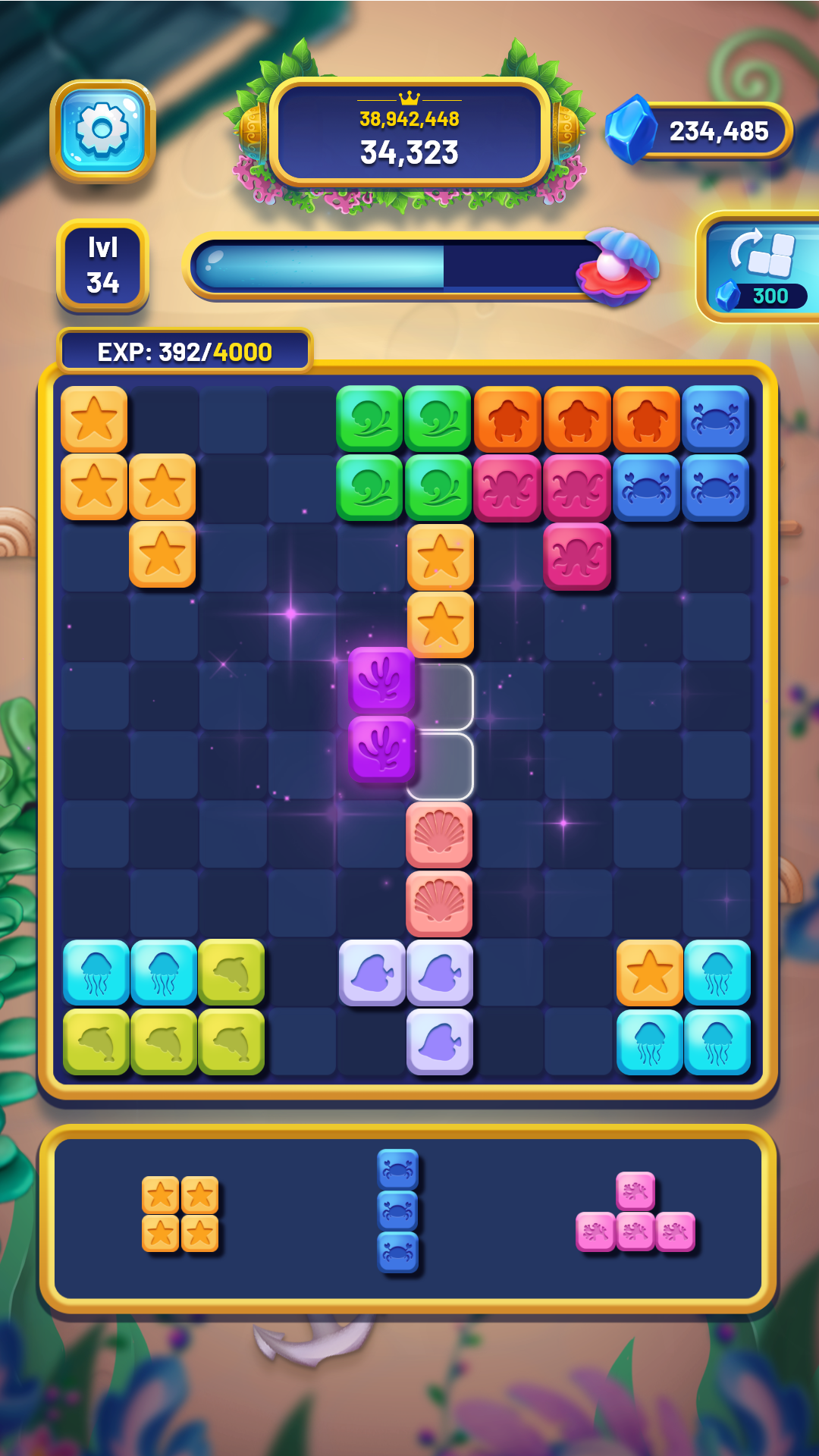 Sea Block 1010 screenshot game