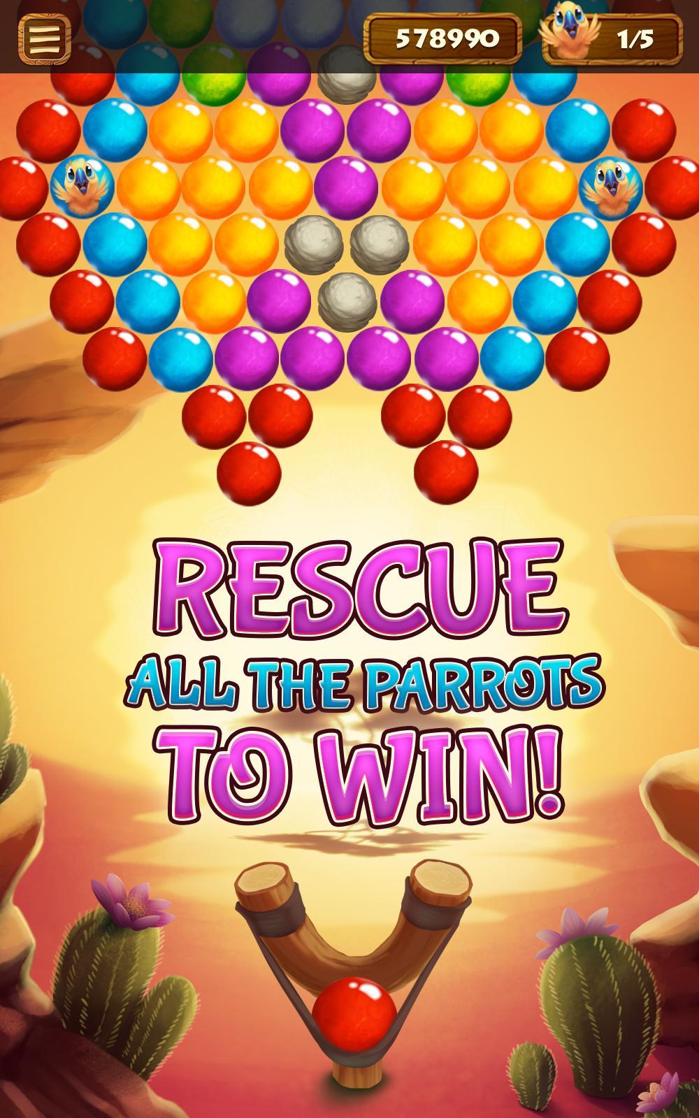 Captura de Tela do Jogo Mirage Bubble Rescue