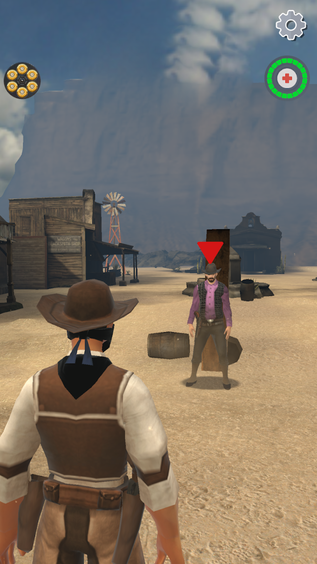 Wild West Cowboy Gunslinger Game Screenshot