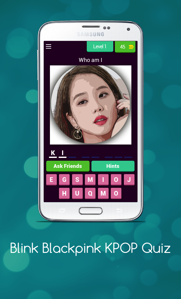Screenshot of Blink Blackpink KPOP Quiz