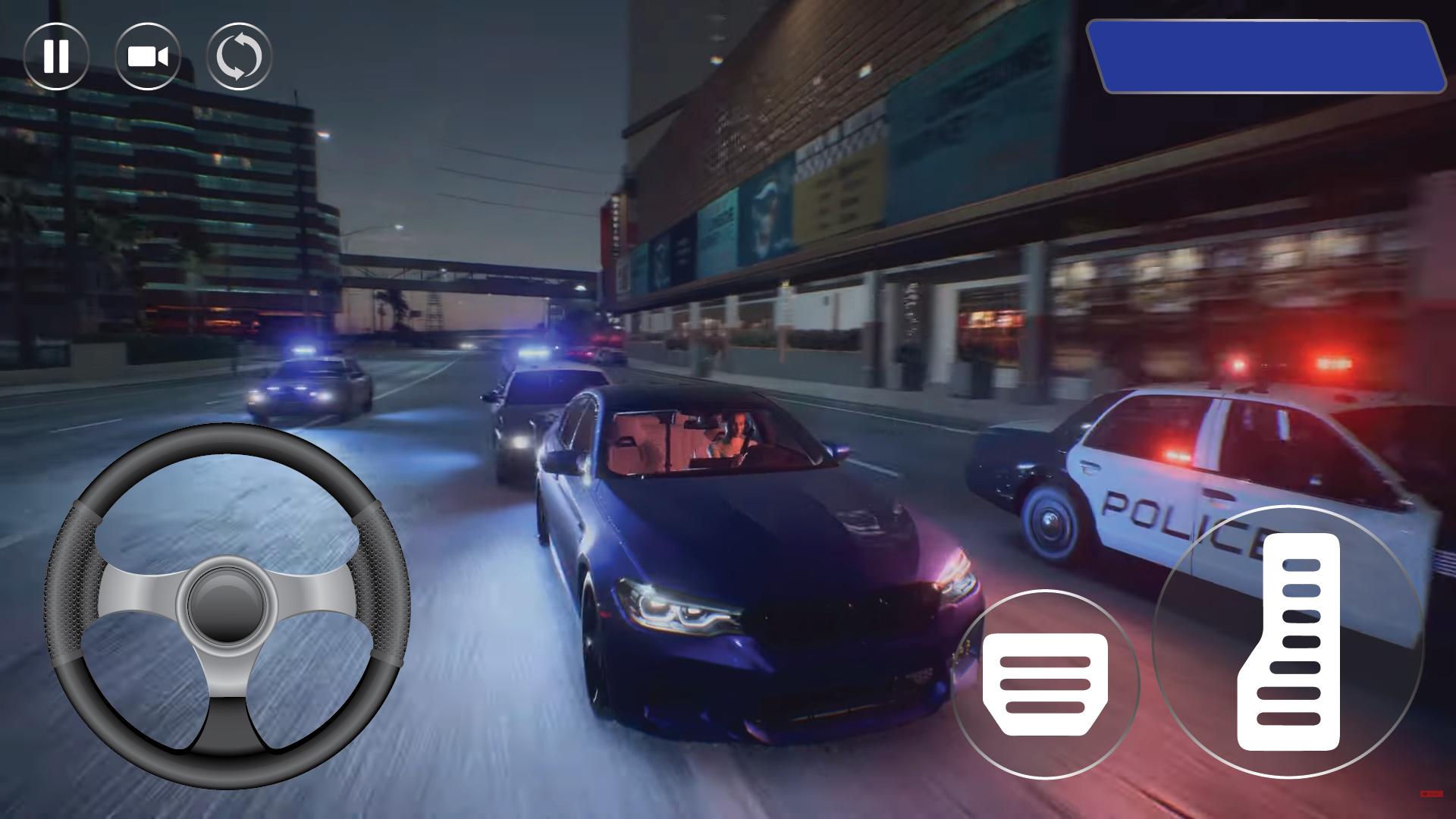 US Police gangster Chase Game Screenshot